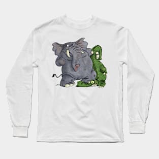 Tough Elephant Long Sleeve T-Shirt